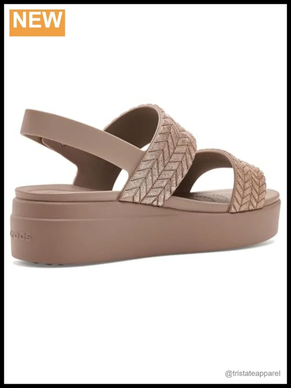 Wedge Sandals with Literide Foam Platform Wedge Heel Buckle Closure